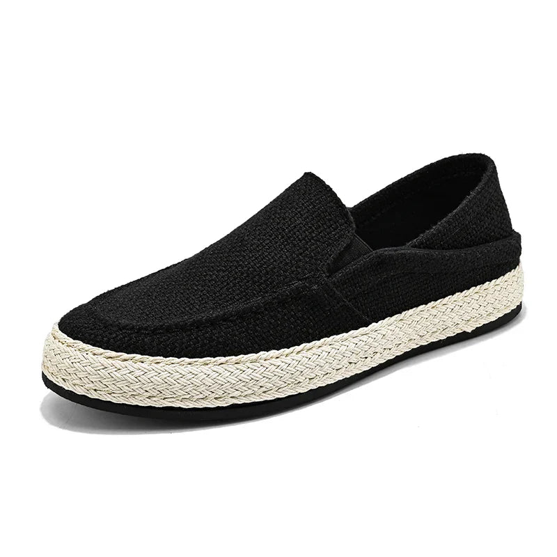 Men's Linen Executive Moccasins
