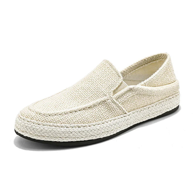 Men's Linen Executive Moccasins